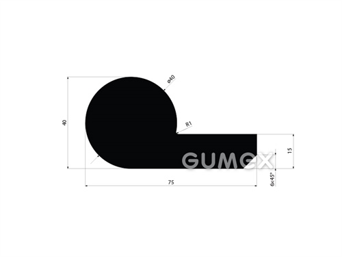 GUMMIPROFILE FÜR WASSERBAUTEN P-FORM